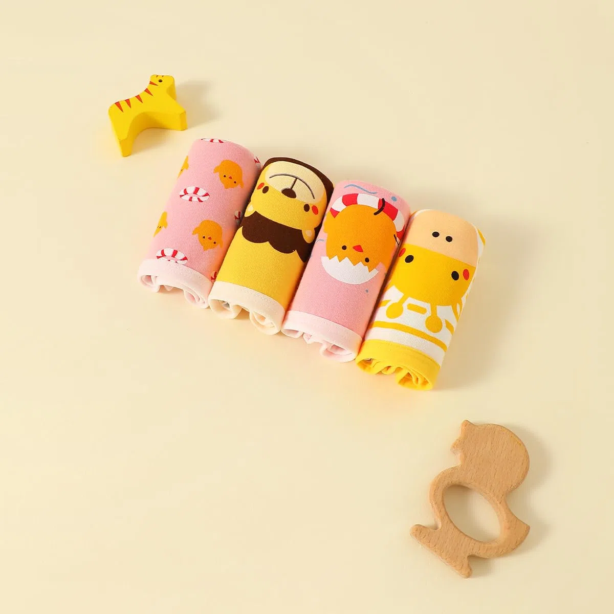 Intimi per Bambini di Serie Bambini Mutandine Culotte in Cotone per Bambine Piccole (Confezione da 12)