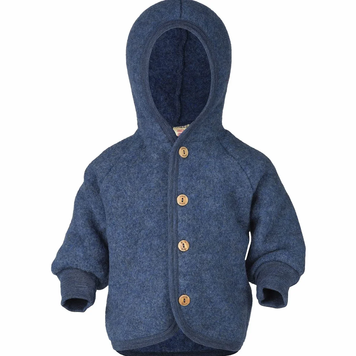 Engel Natur Giacca con cappuccio per bambini
