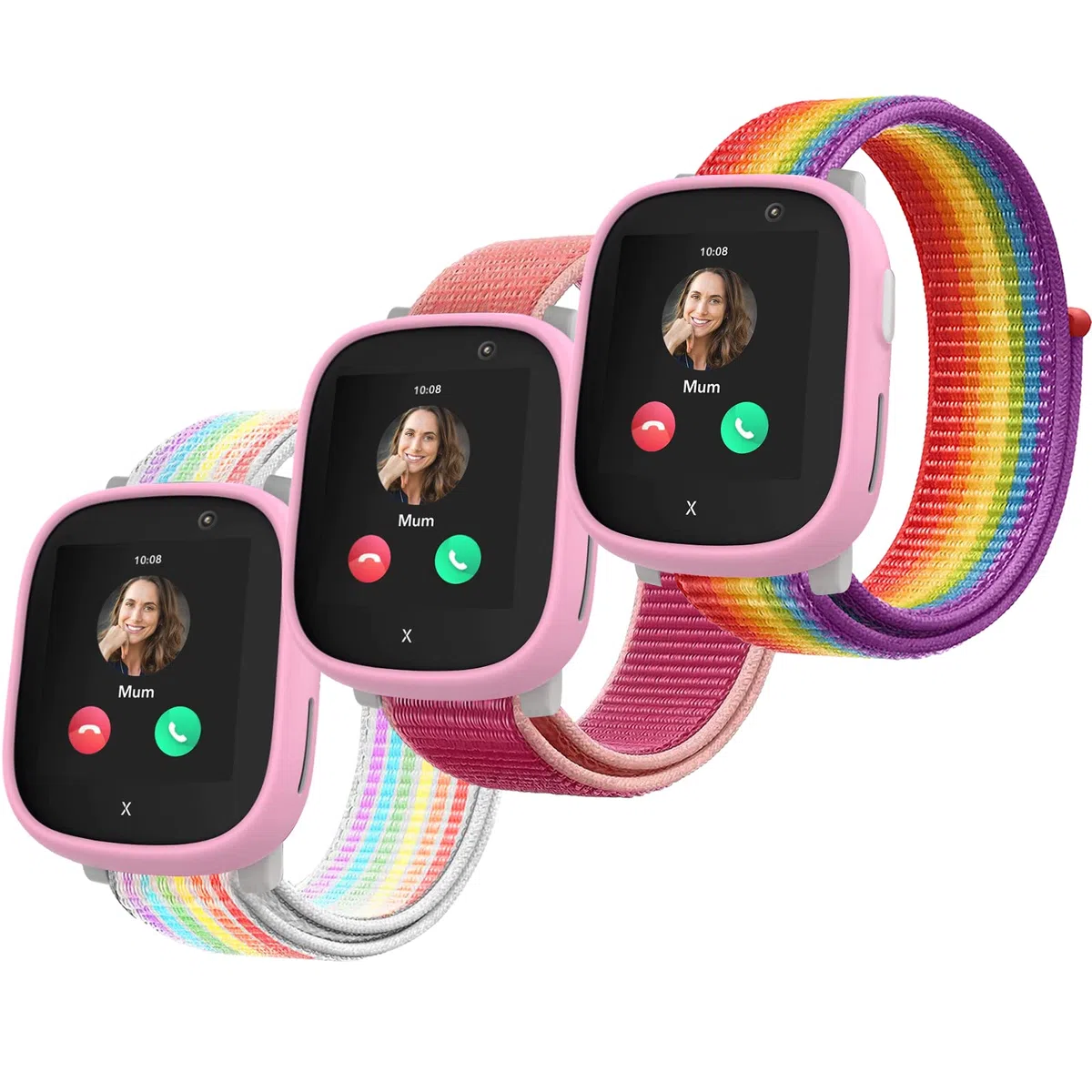 3 bracciali per bambini in nylon compatibili con cinturino Xplora X6, per ragazze, ragazzi, morbidi cinturini di ricambio regolabili per Xplora X6