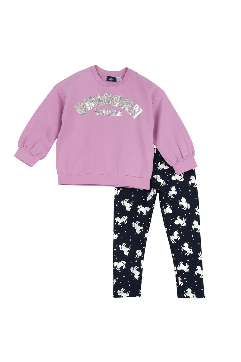 Chicco, Completo Tuta Bambina e Bambino, Felpa e Pantaloni, in Morbido Cotone Non Felpato, Ideale per Primavera e Autunno, Designed in Italy, Abbigliamento Bambine e Bambini