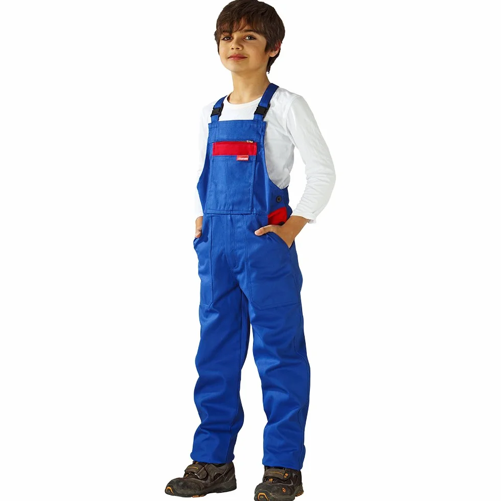 Planam 164086 Salopette Bambino, Multicolore, 164122