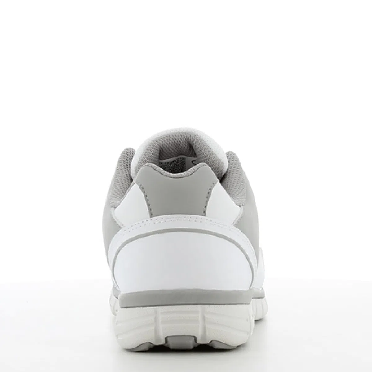 Oxypas Oxysport 'Sunny' Slip-resistant, Antistatic Leather Nursing Trainers, White/Grey (Light Grey), 5 UK (38 EU)