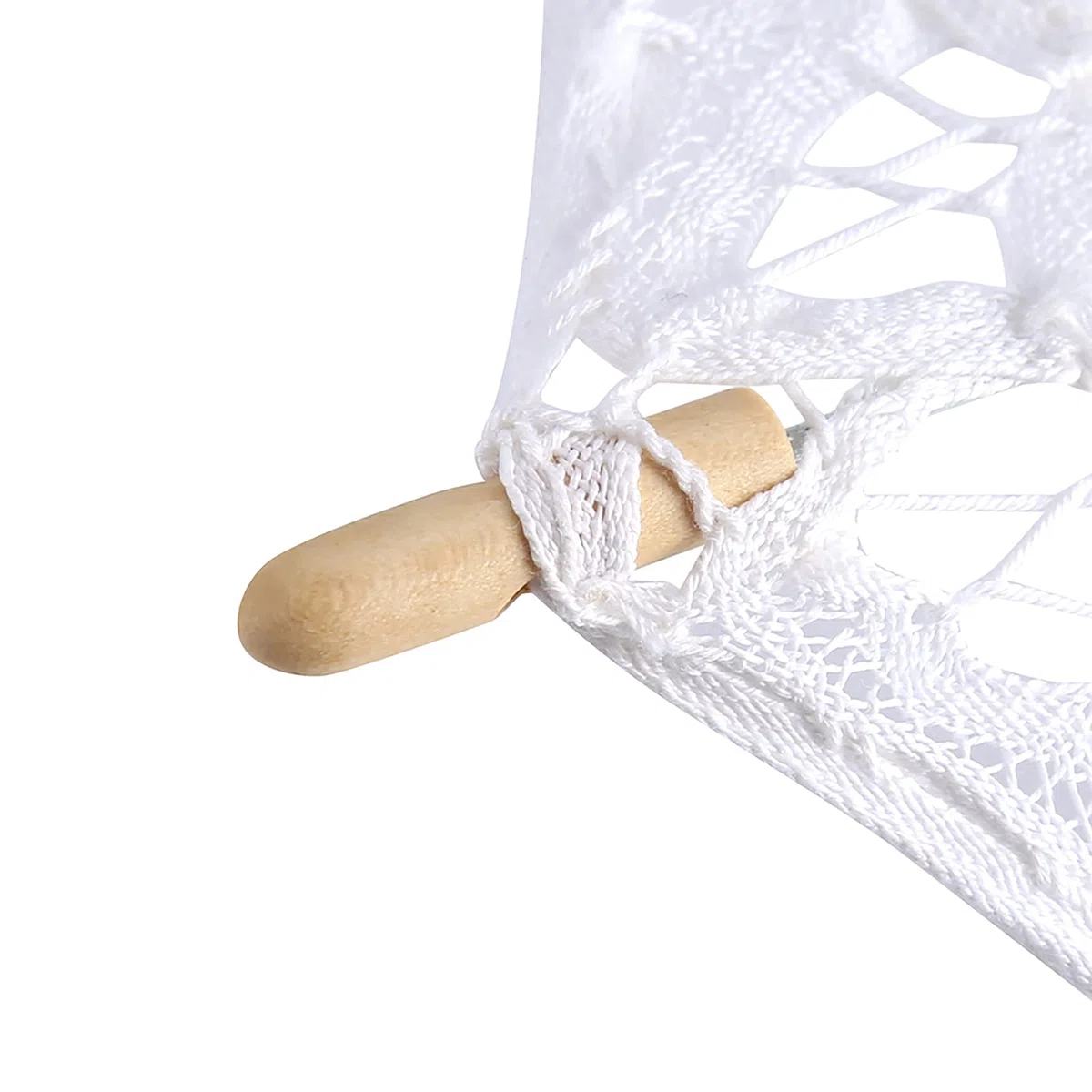 Ombrello in pizzo, Ombrello in pizzo da sposa Ombrellone Ombrelloni per feste da sposa Decorazione per foto(S-bianco)