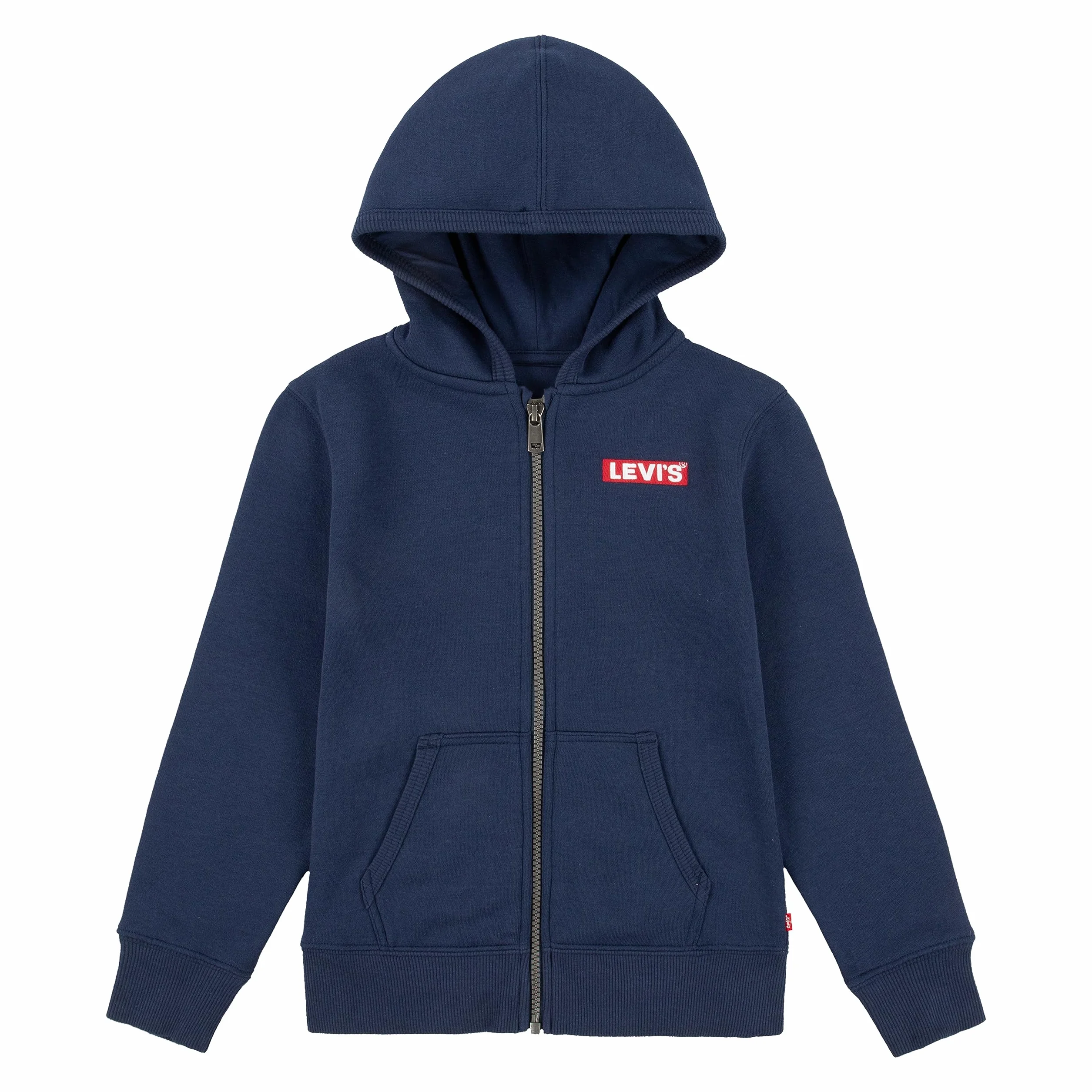 Levi's LVN Boxtab Full Zip Hoodie Felpe con Cappuccio Bambini e Ragazzi