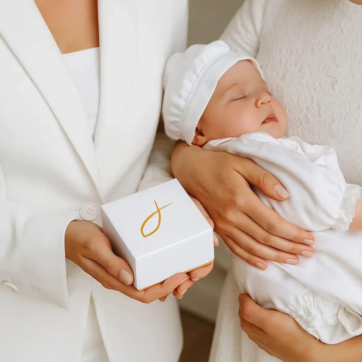 fish Collana In Oro Con Ciondolo Angelo Custode E Cristallo Per Bambini E Giovani
