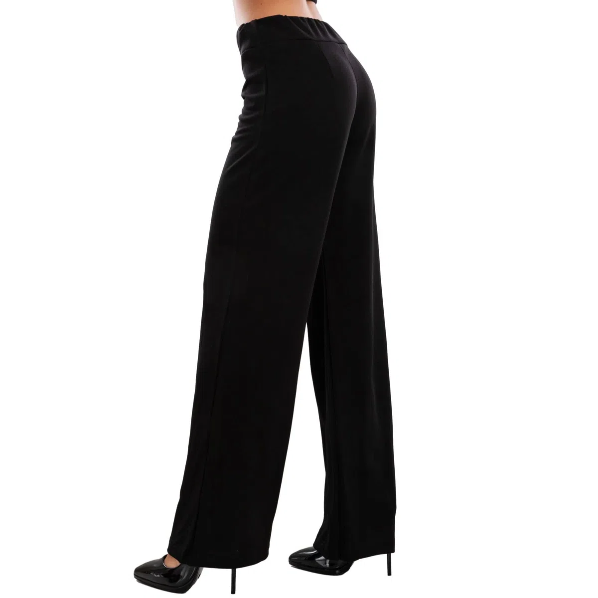 Toocool Pantaloni Donna a Palazzo Basic Elastico in Vita VI-9292