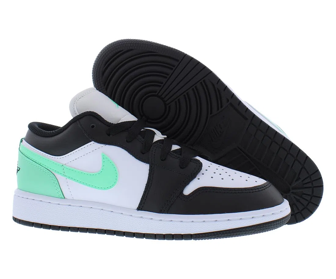 Jordan Scarpe da Ginnastica Air 1 Low Uomo (Nero/Bianco)