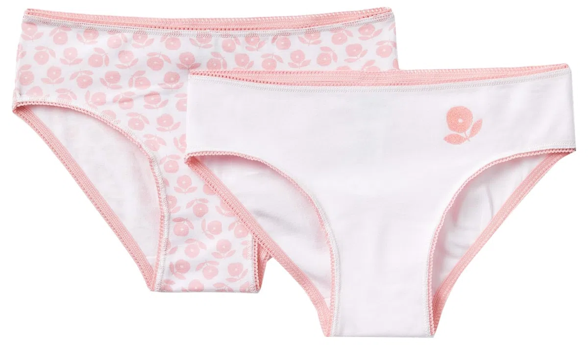 United Colors of Benetton Set 2 Slip 3mc10s01d Set di Biancheria Intima Bambine e Ragazze (Pacco da 1)