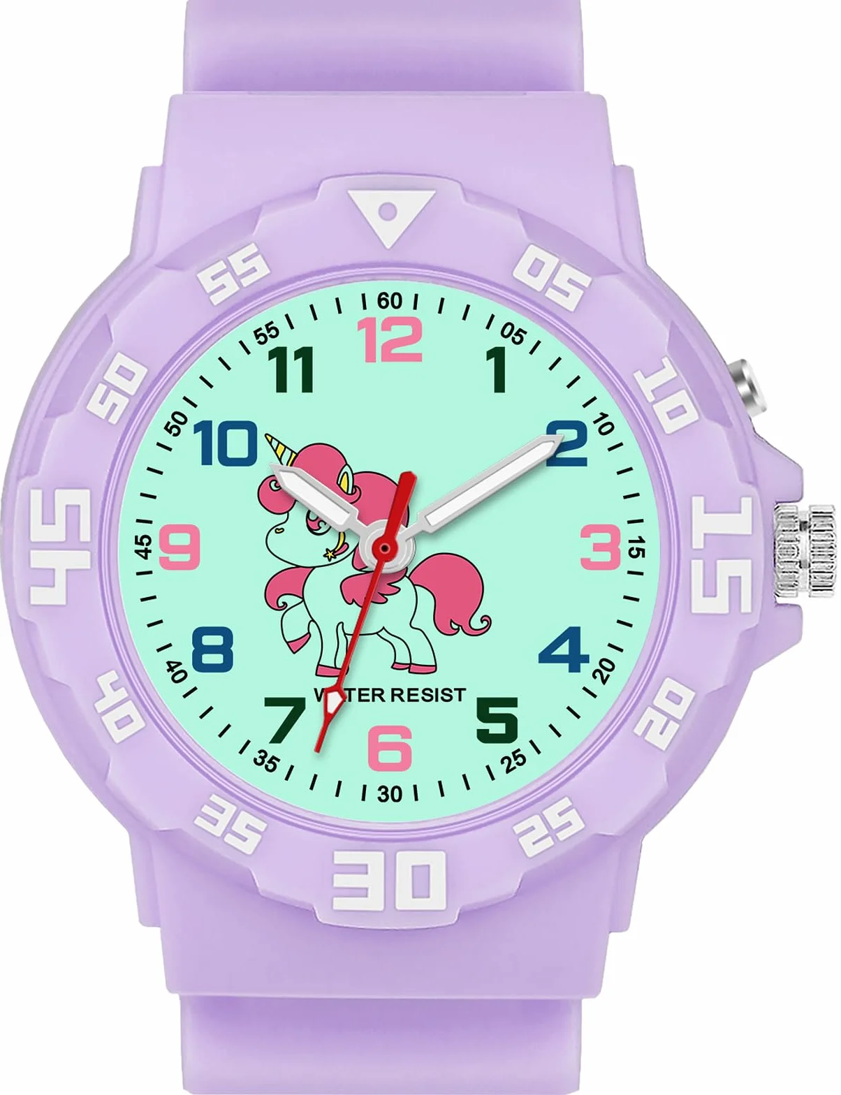 Orologio Analogico Per Bambini Per Ragazzi E Ragazze Orologio Per Bambini Con Luce Notturna 30 M Impermeabile Per 4-12 Anni Per Insegnamento Del Tempo O Regali Per Bambini