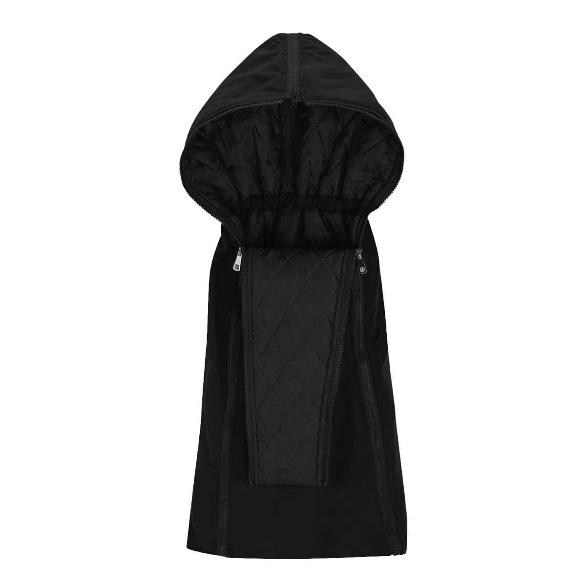 pvucpot Giacca di Cotone 3 in 1 Inverno Lungo Buffer Piumino Parka con Cappuccio con Tasche Giacca di Cotone Impermeabile 2025