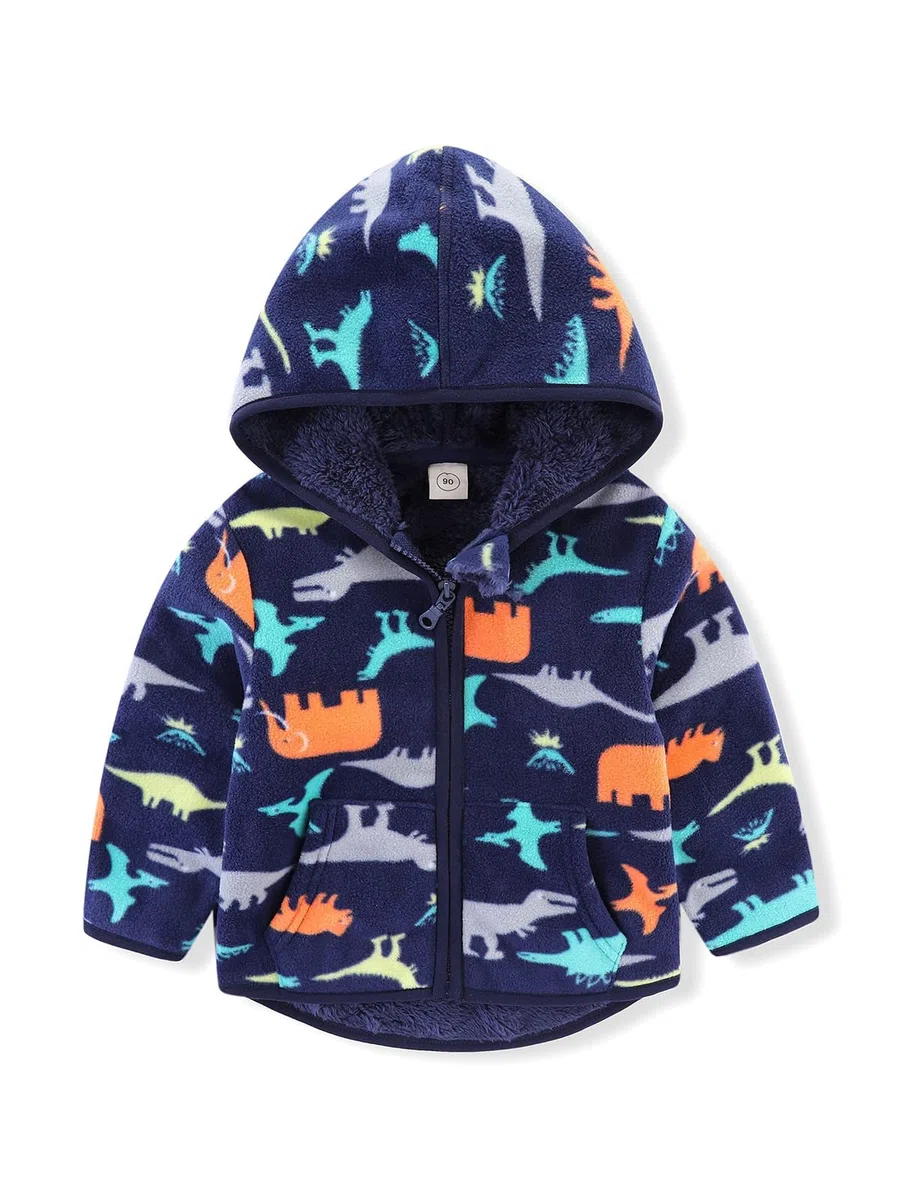 Baby Jacke Jungen Unisex Kleinkind Mädchen Kinder Warm Fleece Jacke Full Zip Pullover Oberbekleidung Sweatshirt