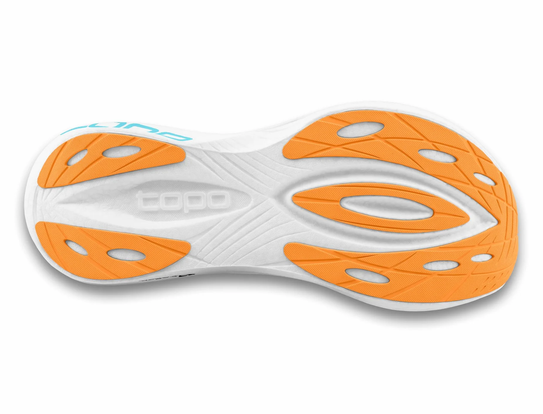 Topo Athletic Uomini Specter 2 Scarpe da Corsa Scarpa da Competizione Orange/Blue - Arancione