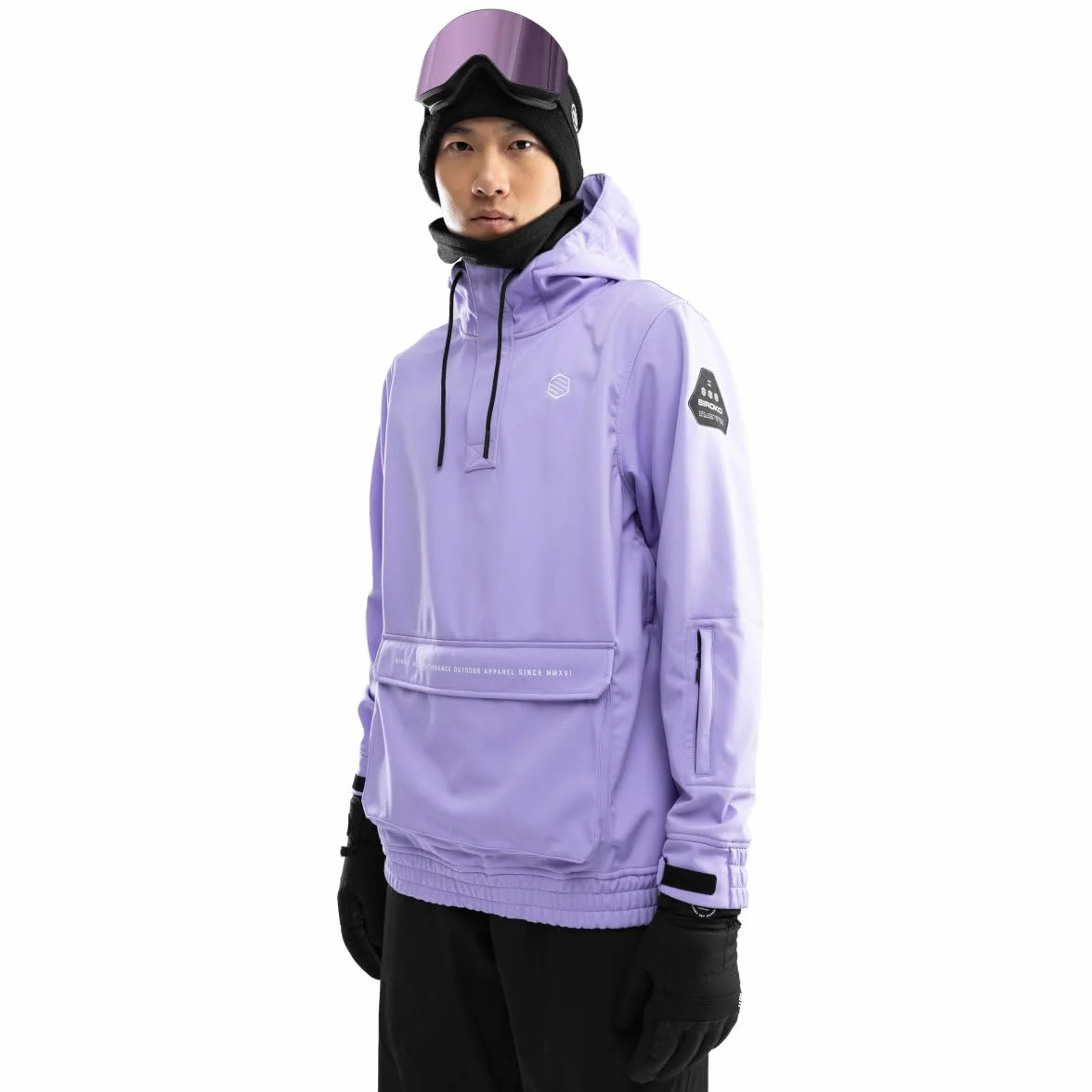 SIROKO - Giacca da Snowboard con Tasca a Marsupio W3 Halti