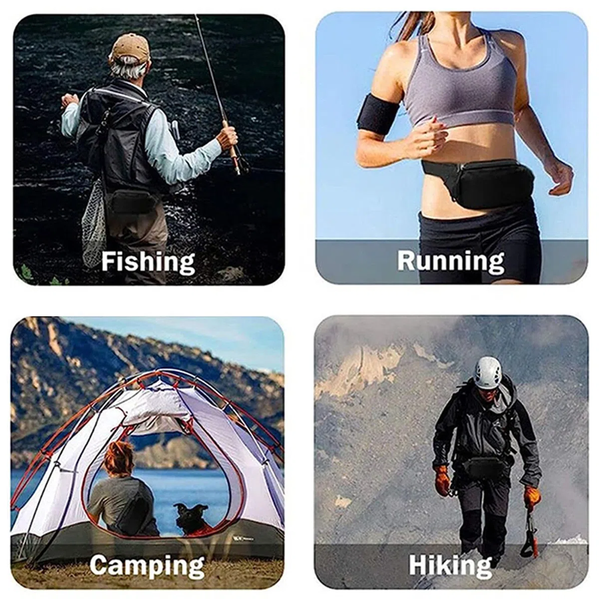 Hixingo Leggera Scarpe da Escursionismo Uomo, Scarpe da Trekking Estive Scarpe Trail Running Impermeabile Respirabile Sneakers da Trekking Scarpe da Ginnastica per Outdoor