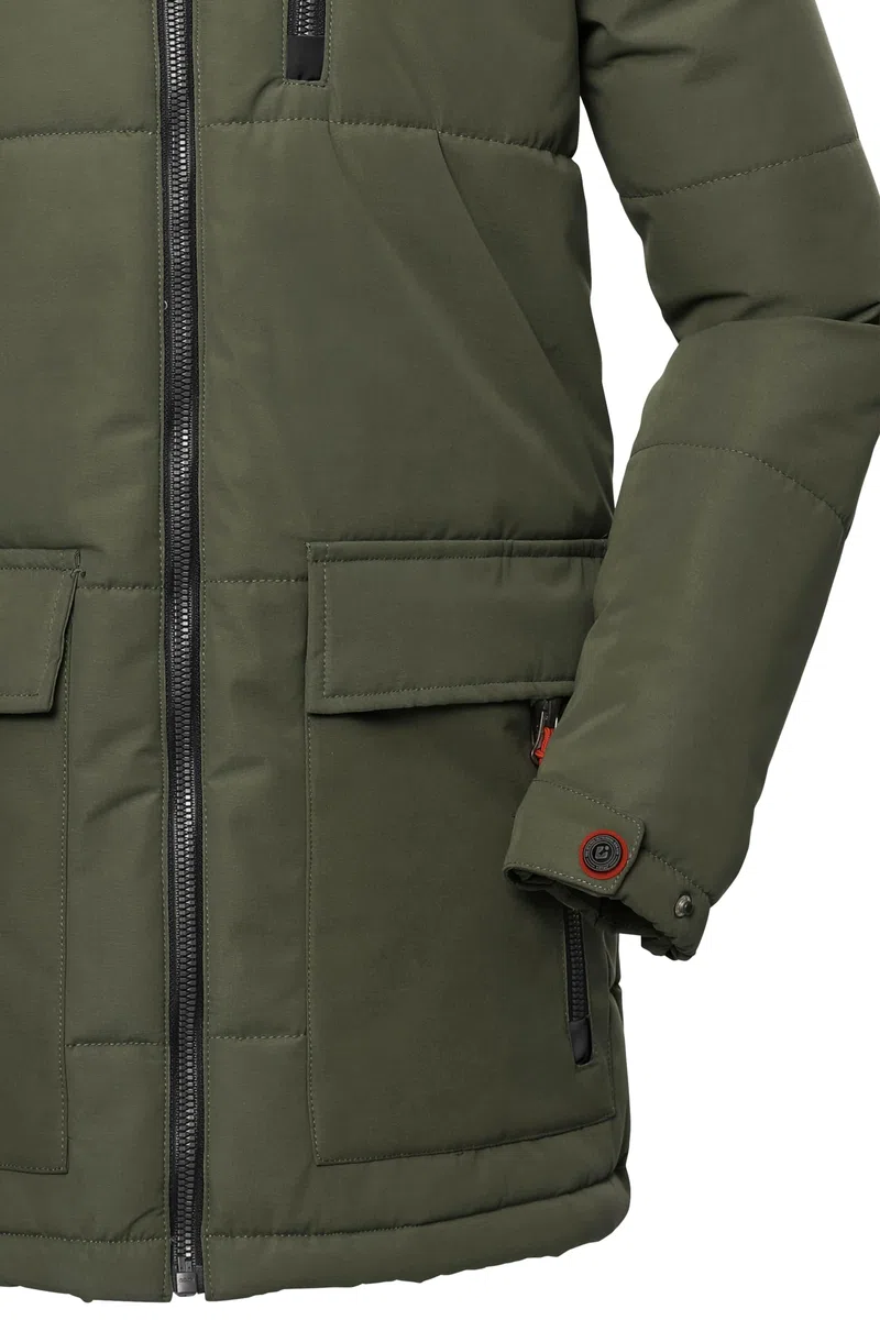 Killtec Kow 135 Bys Qltd Prk Il parka trapuntato con cappuccio/giacca invernale è idrorepellente Boy´s