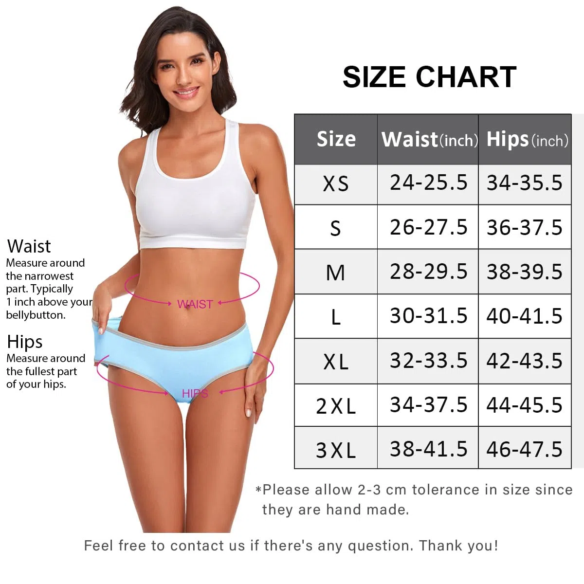 wirarpa Slip Donna Pacco da 5 Culotte Cotone Mutande Vita Bassa