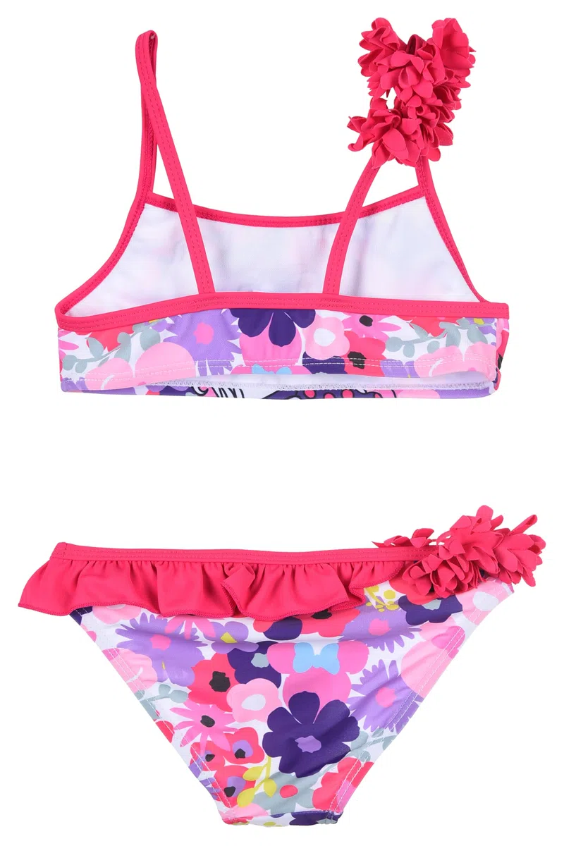 Disney Minnie Mouse e Daisy Bikini per Bambine, Costume da Bagno Estivo Due Pezzi per Bambina, Taglia 6 Anni | Rosa
