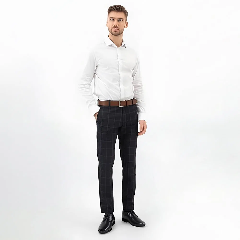 CHAMARIPA Scarpe Rialzate Uomo, da 7 cm in su, Aumento Altezza Invisibile, Business in Pelle Pieno Fiore