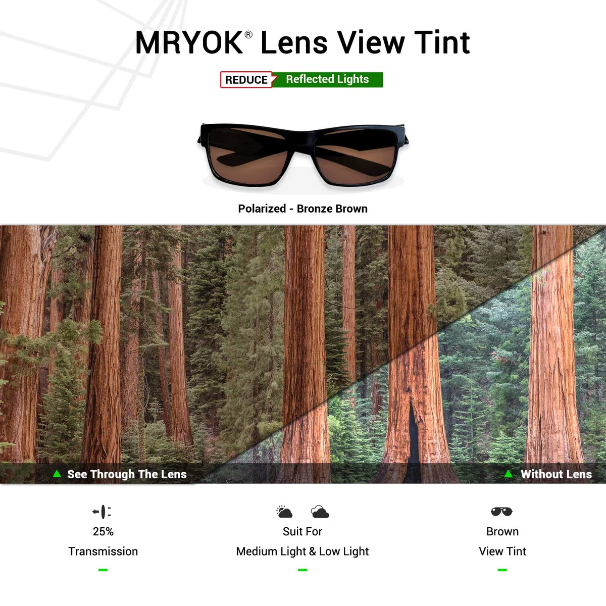 Mryok Lenti di ricambio polarizzate per Ray-Ban Wayfarer RB2140 - Opzioni