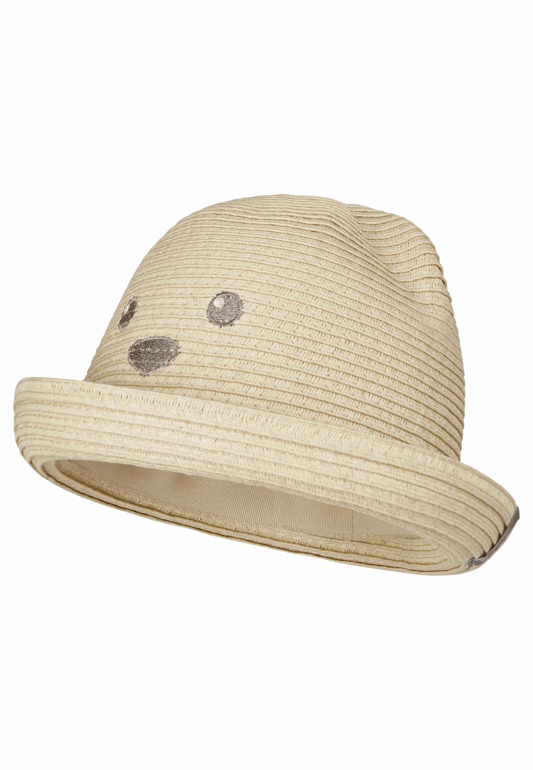 Sterntaler - Strohhut mit Band und Stickerei Bär, Cappello Bambini e Ragazzi