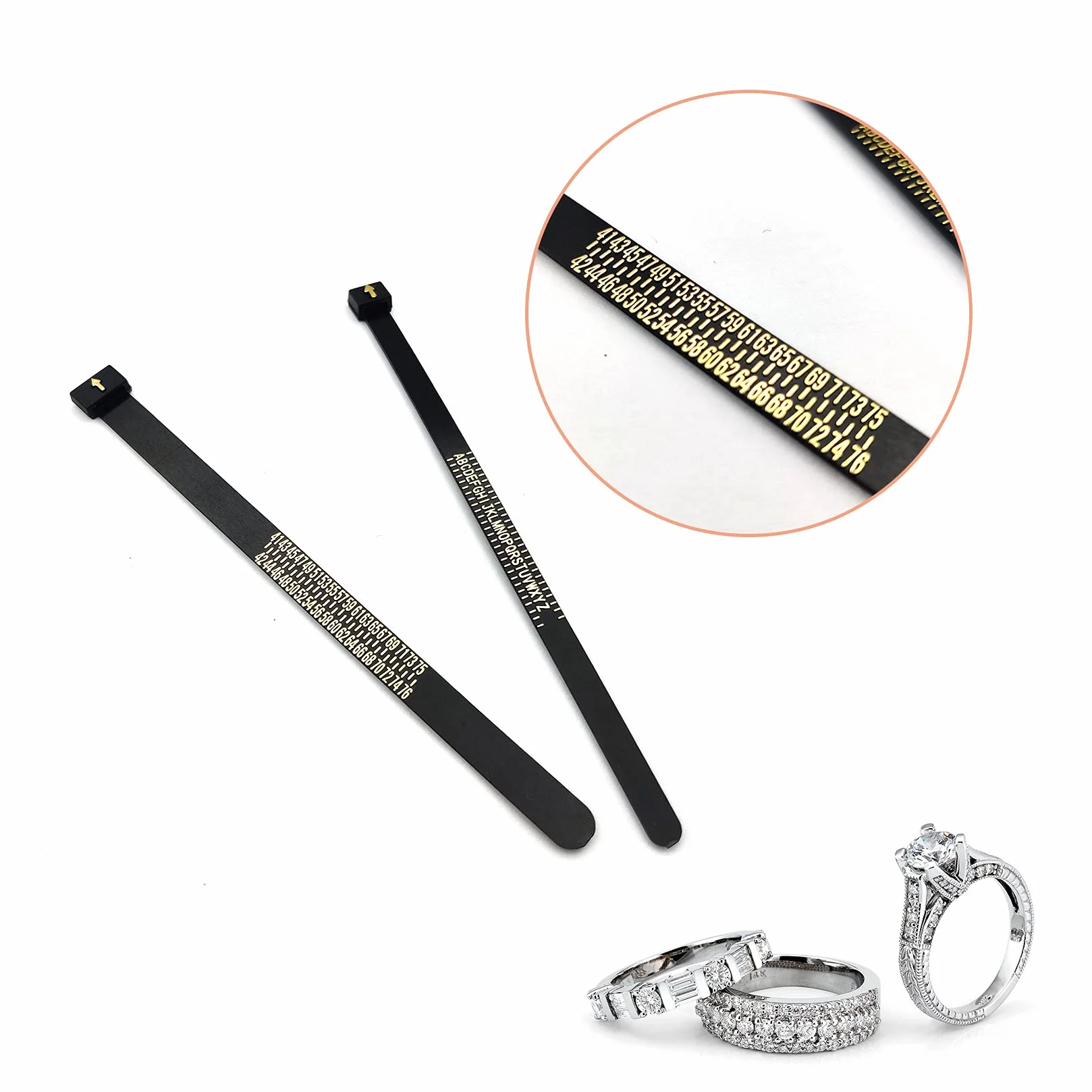 Set di Misurazione per Anelli, Misuratore Anelli, Calibro per Anelli Mandrino Misura, Anello Sizer Calibro Dita Kit, Finger Gauge Utensili Kit per Gioielli