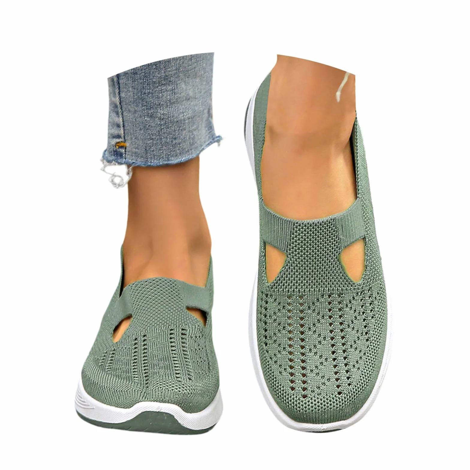 Scarpe Ortopediche Donna Senza Lacci Sneakers Estive Comode Ginnastica Scarpe Traspiranti Morbide Sportive Sneakers Leggere Antiscivolo Camminare 35-43