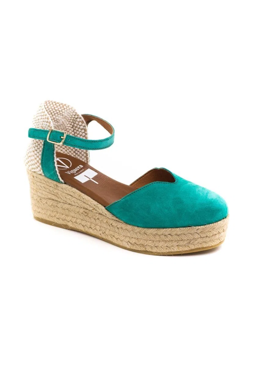 Viguera Espadrillas 2014 verde da donna
