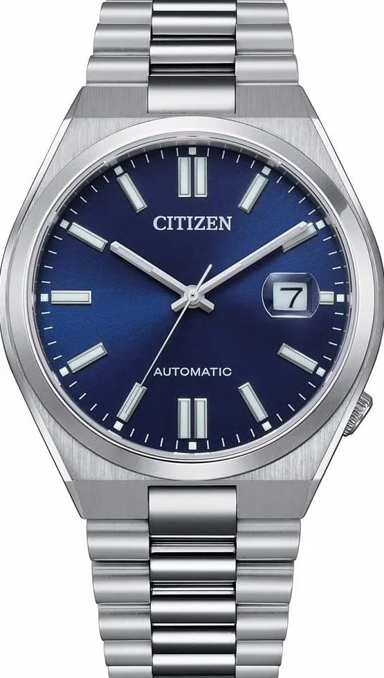 Citizen Men's Analogue Automatic Watch with a Stainless Steel Band Tsuyosa