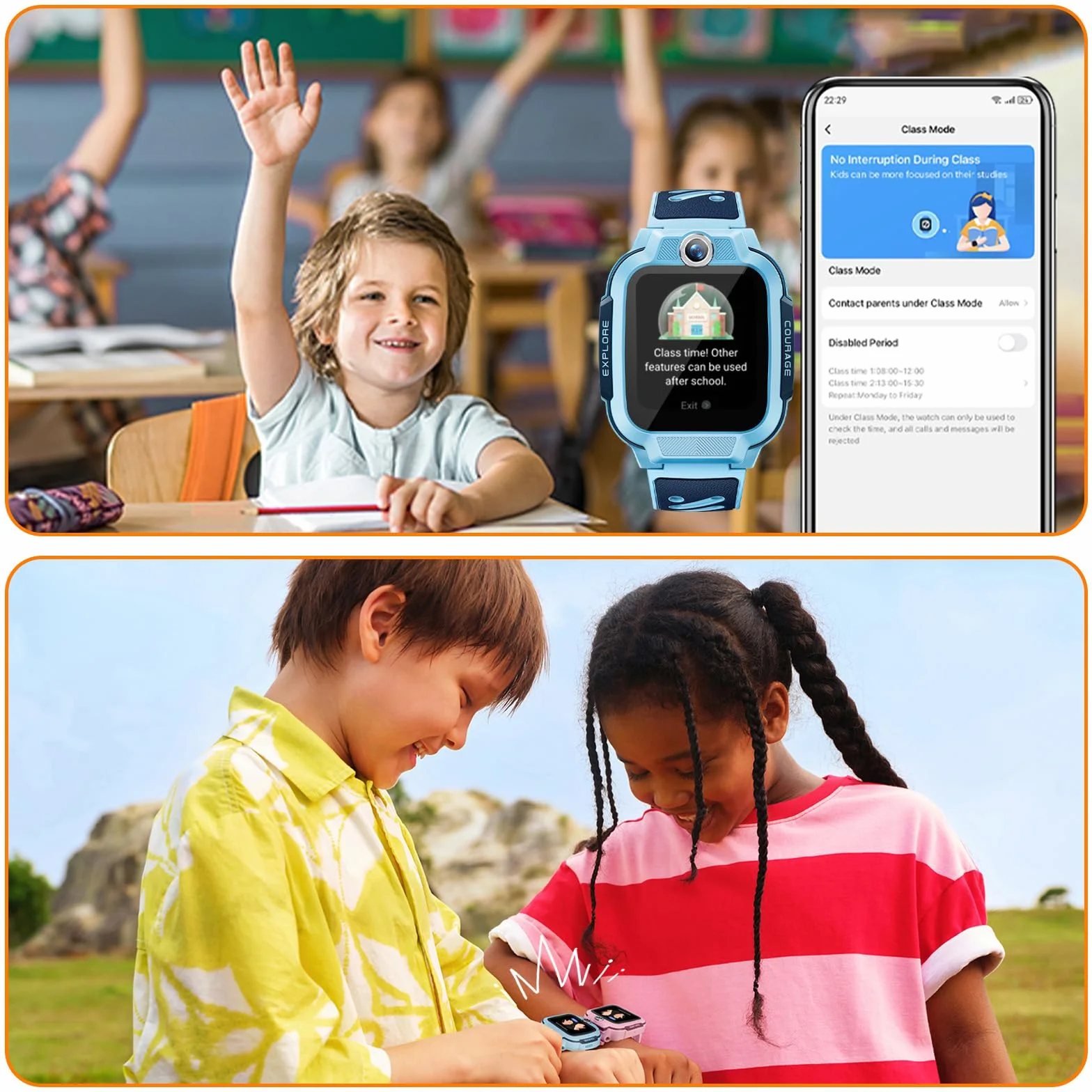 imoo Z3, smartwatch per bambini, con scheda SIM, orologio da polso per bambini, 4G, con IPX8, impermeabile, modalità aula, schermo da 1,5", 8 G, contapassi (rosa)