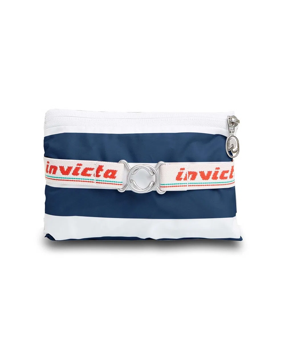 INVICTA Zaino - MINISAC NEXT - Richiudibile e Tascabile - Viaggio & Tempo Libero - Zainetto Uomo Donna a Righe - ICONA - PACKABLE