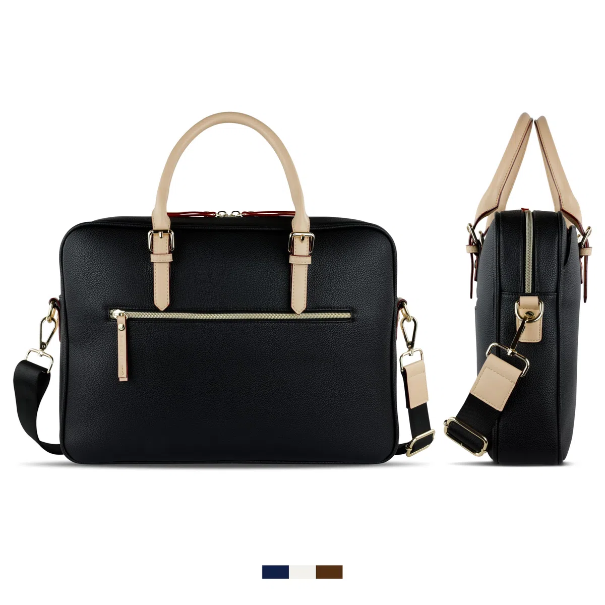 bugatti Ella Borsa business 15", cartella in similpelle con scomparto per laptop