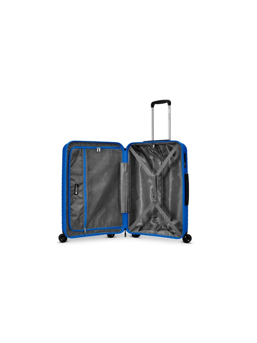 Ciak Roncato R Roncato Hexa Trolley MEDIO 67cm-4R Polipropilene ultra leggero (BLU ROYAL)
