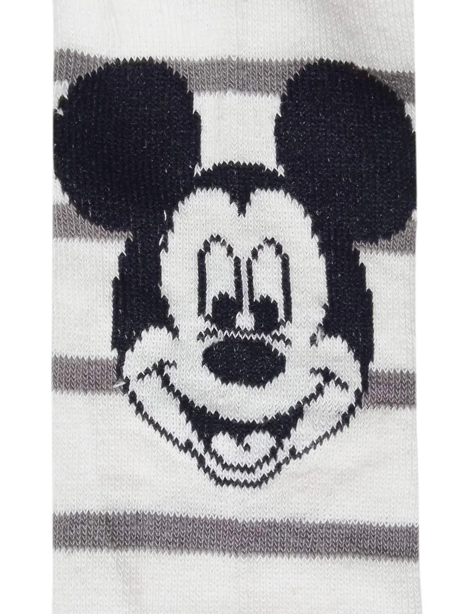 United Labels Disney Mickey Mouse - Collant per bambini e bambine, colore: grigio/bianco (confezione da 3)