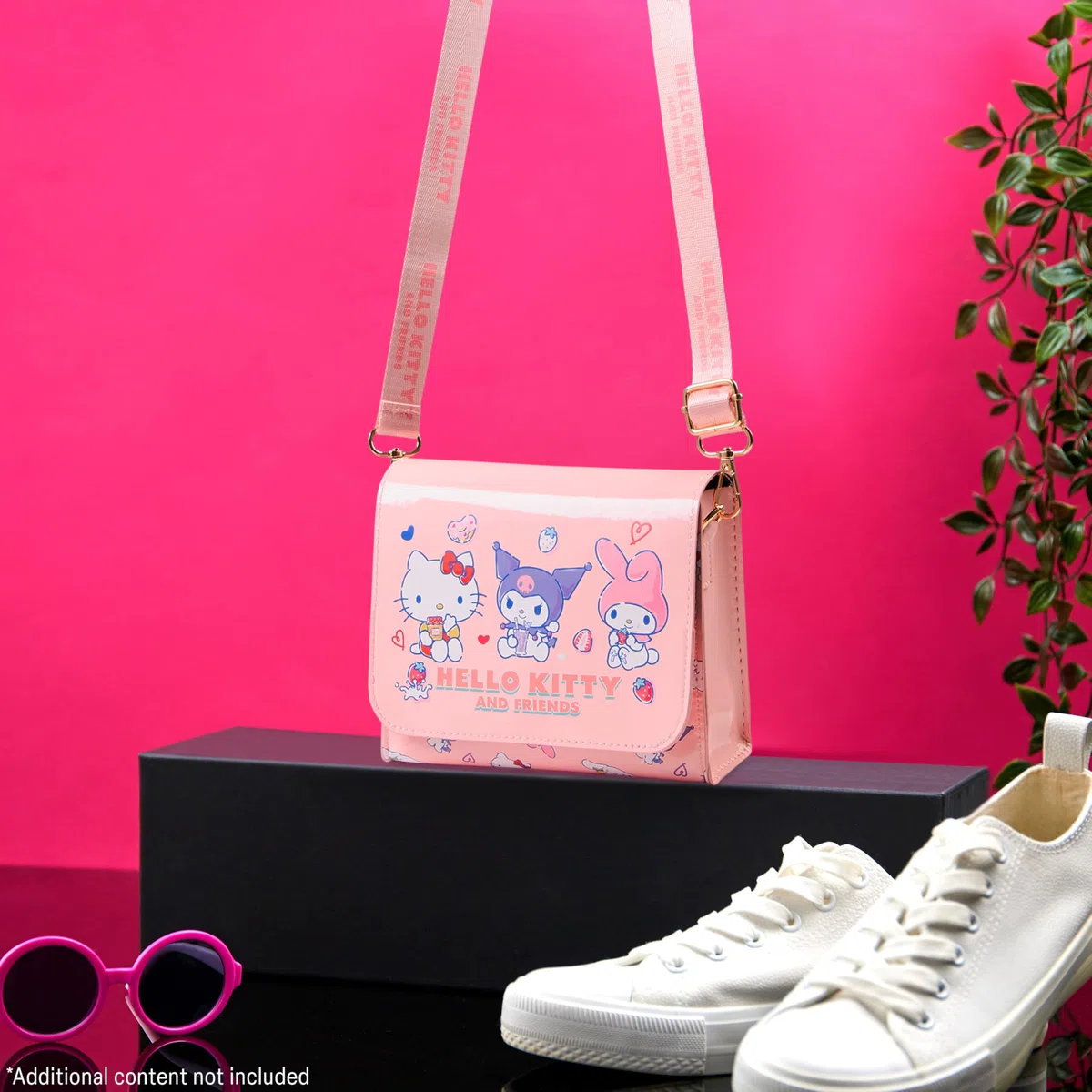 Hello Kitty Sanrio Borsa Tracolla Bambina Kawaii Borsetta Ragazza Donna Kuromi My Melody Shopping Viaggi Idee Regalo Anime