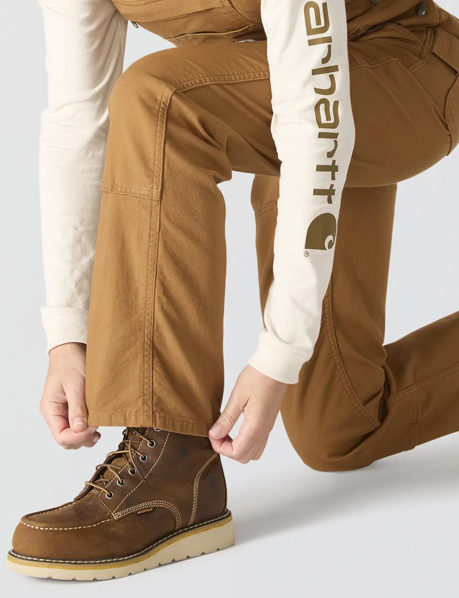 Carhartt Rugged Flex Loose Fit Canvas Bib Overall Totale Donna