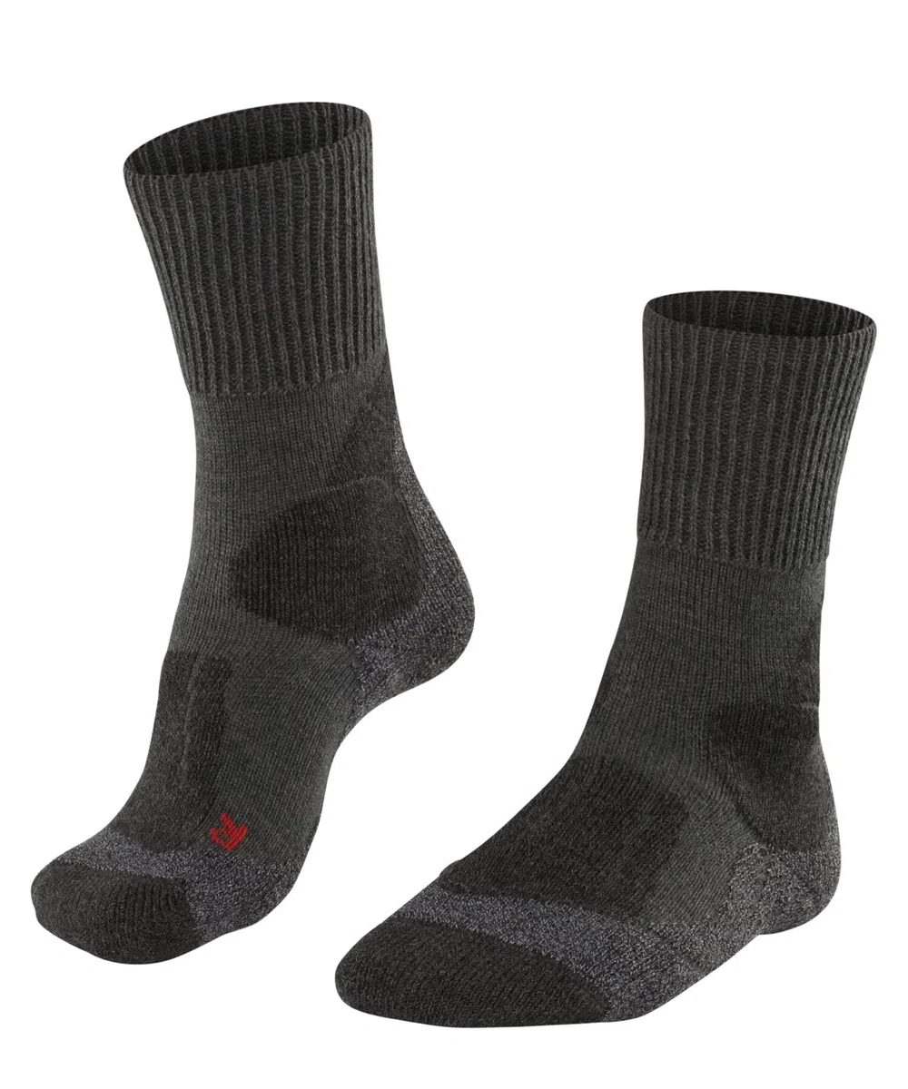 FALKE Men's TK1 Hiking Socks Strong Cushioning Maximum Protection Anti Blister Thick Warm Breathable Quick-Drying Climate-Regulating Odour-Neutralising Wool Functional Yarn 1 Pair