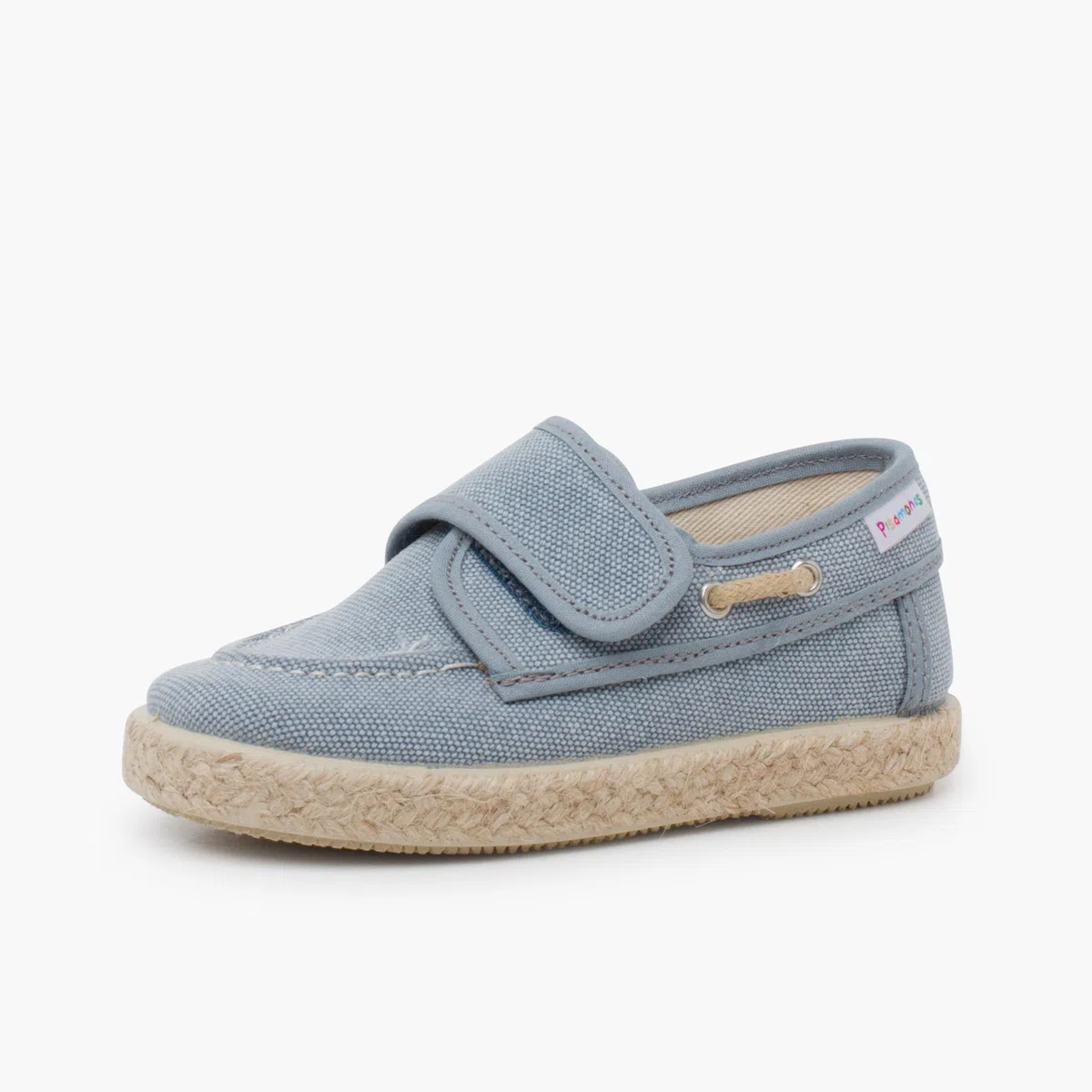 Pisamonas Scarpe da Barca Tela Rustica Effetto Lavato
