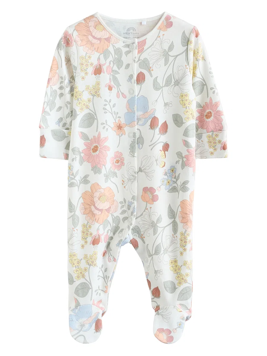 NEXT Bambina Confezione da 3 Tutine Bebè a Fiori