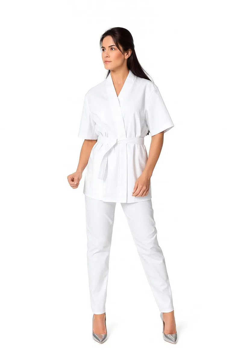 IALSPCC Kimono Donna per Estetista E Parrucchiere