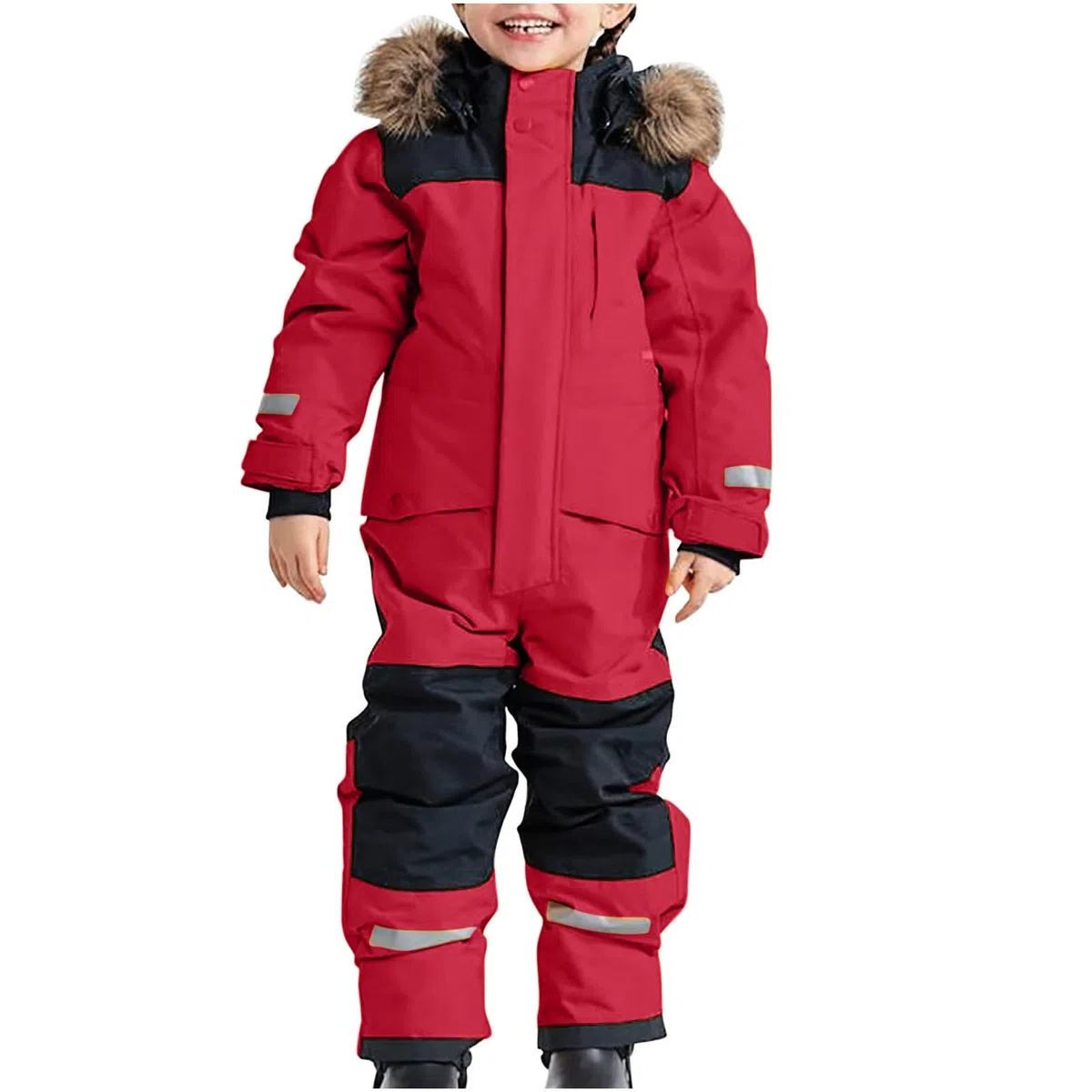 NZYIHAO Tuta da sci invernale per bambini, giacca da sci con cappuccio, impermeabile, calda, antivento, per ragazzi e ragazze, giacca da neve Softshell, set da 1 a 15 anni