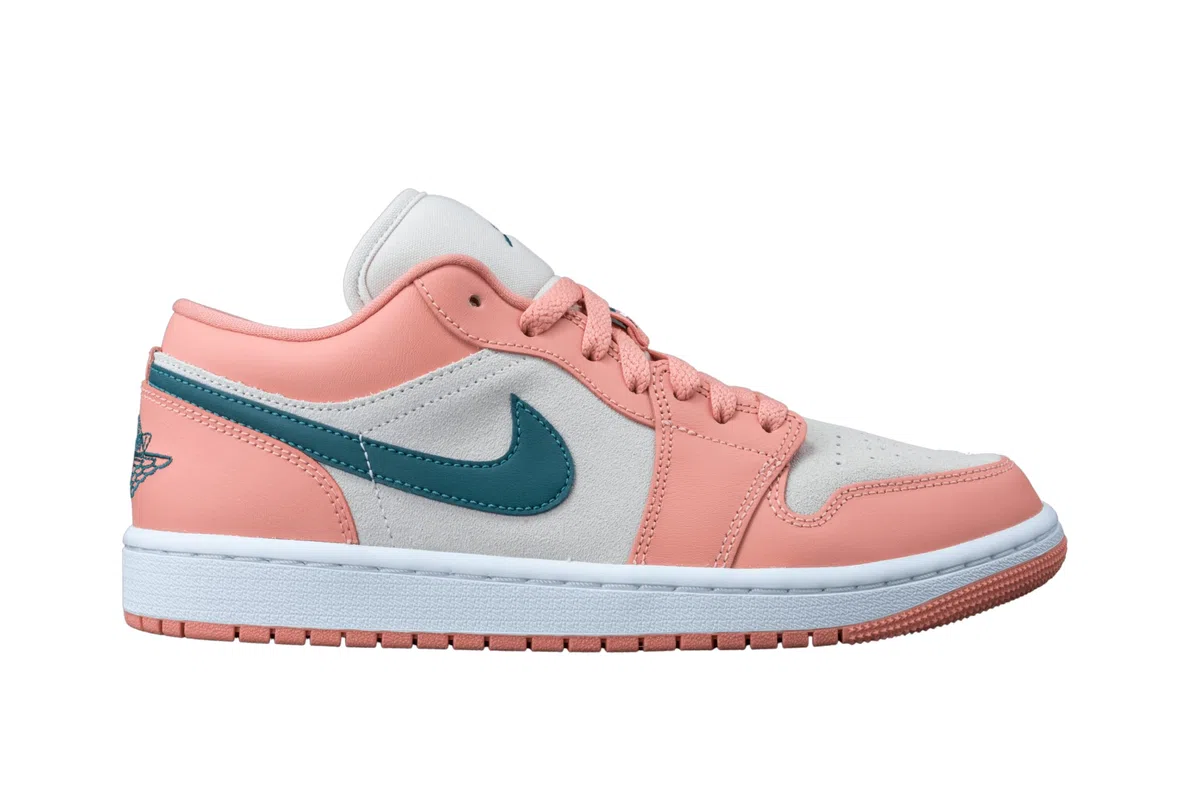 Air Jordan 1 Low Scarpe Donna (DC0774-161, Bianco/Sail/Bordeaux)