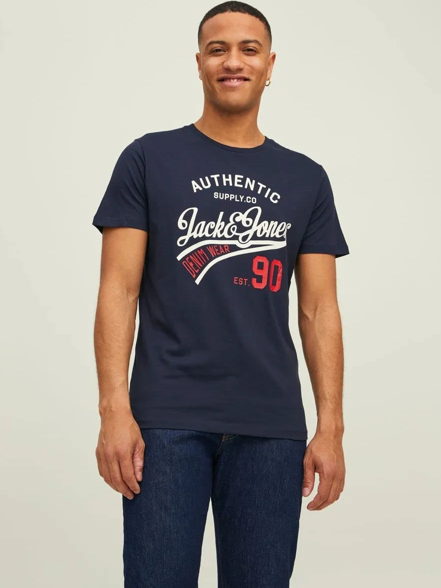 JACK & JONES T-Shirt 3-Pack Logo O-Neck T-Shirt