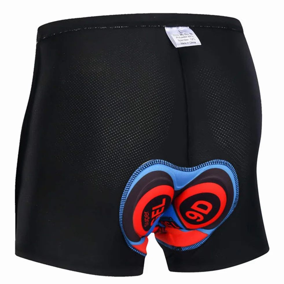 Pantaloncini Ciclismo da Uomo Bicicletta Intimo Bici Gel Imbottito Mutande Ciclismo Traspirante