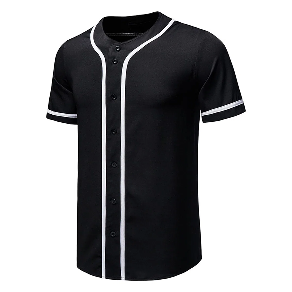 Camicie da Uomo Camicie a Maniche Corte da Uomo Estive Camicie Girocollo da Uomo Maglie da Baseball da Uomo Camicie Cardigan Abbottonate