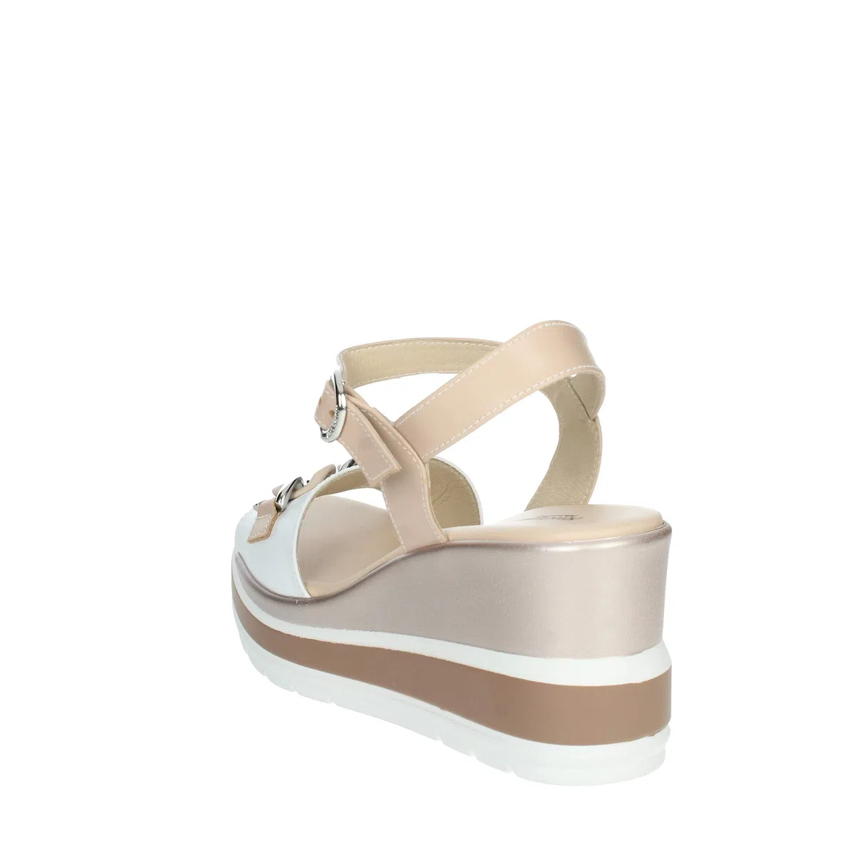 Nero Giardini Sandalo Platform in Pelle. Made in Italy