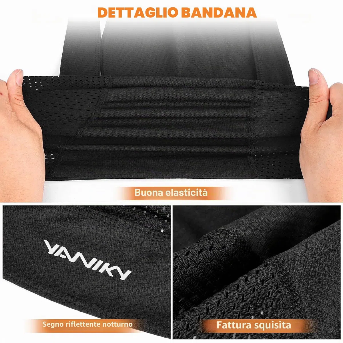 YANIKY Bandane con teschio per uomo, donna Skull Cap casco fodera cappello ciclismo Durags moto bandana traspirante Do Rag