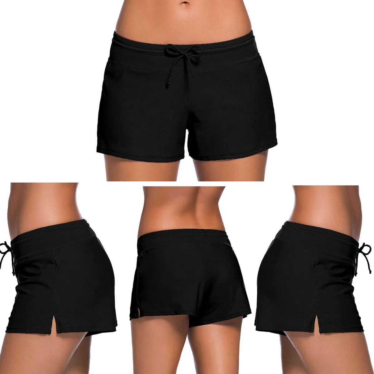 Acfoda Pantaloncini da Bagno per Donna Pantaloncino Mare con Drawstring Regolabile Size S - 3XL