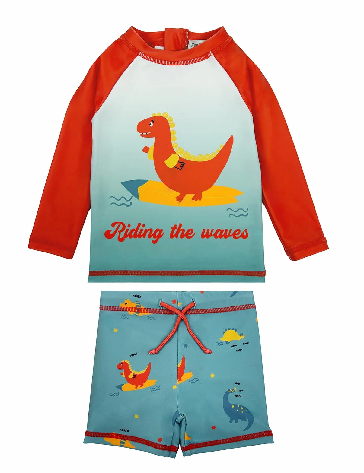 weVSwe Costume da Bagno del Bambino Protezione UV UPF 50 + Infantile Sunsuit Camicia Tronco Asciugatura Rapida Costumi da Bagno Set Bambino Costume da Bagno 0-6 Anni