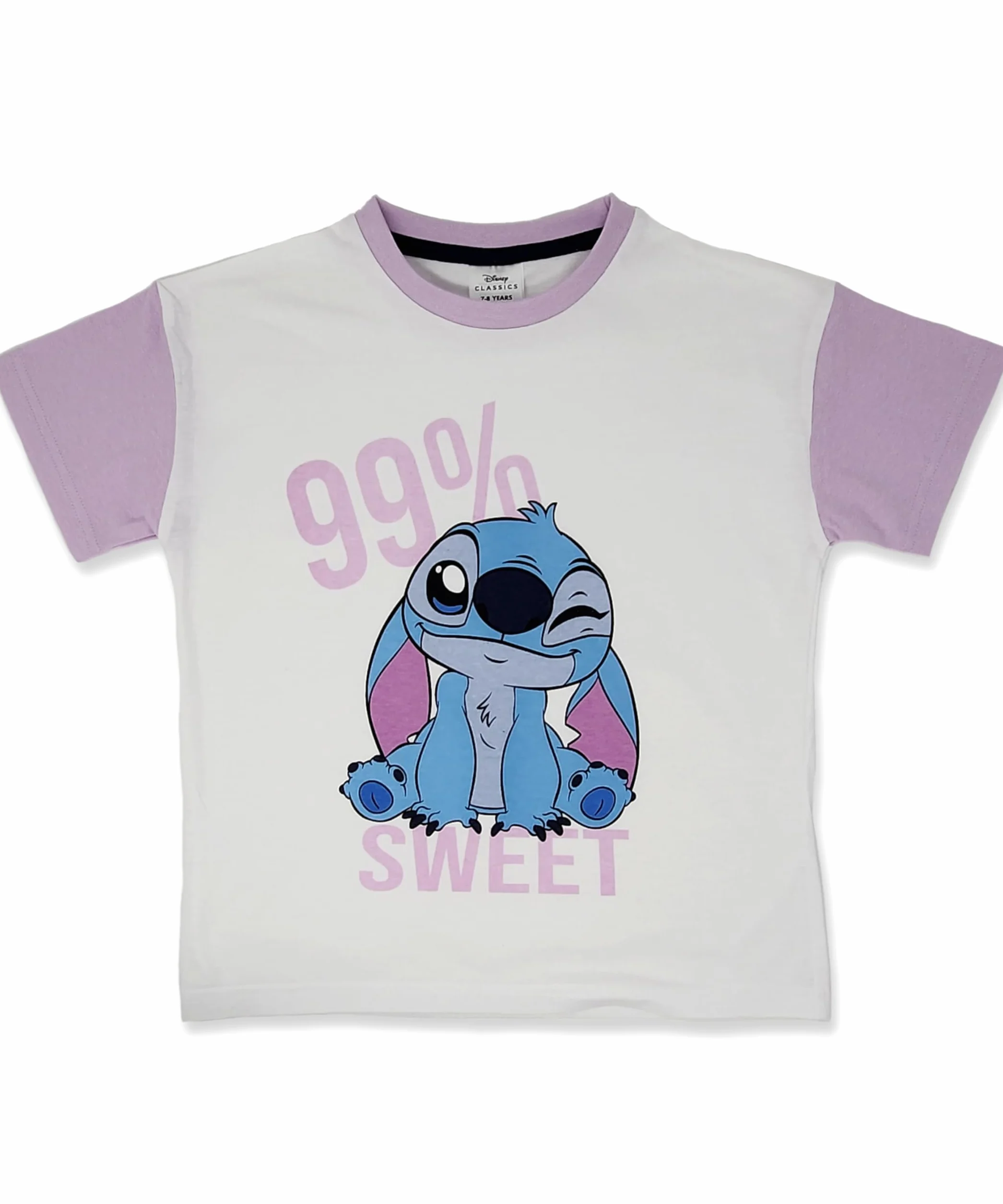 Disney Lilo & Stitch - Pigiama corto da bambina, motivo: Lilo & Stitch