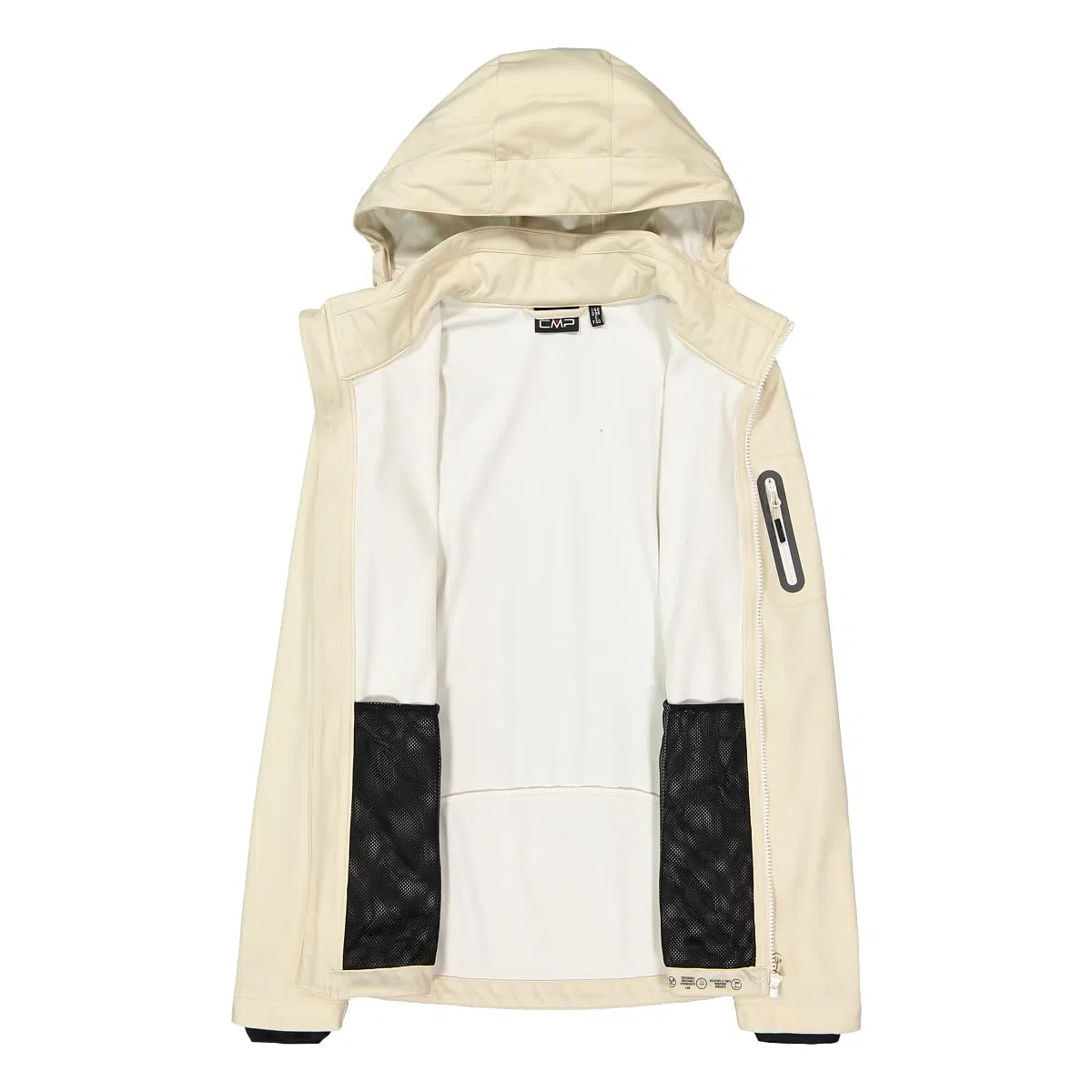 CMP Giacca Donna in Light Softshell con cappuccio staccabile, 39A5016